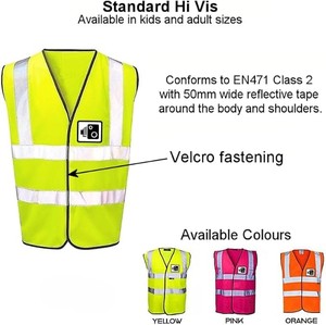 Chaleco de Alta Visibilidad para Equitación BRAND ZONR, Chaleco Reflectante de Seguridad Vial, Precio de Fábrica - Product Image 4