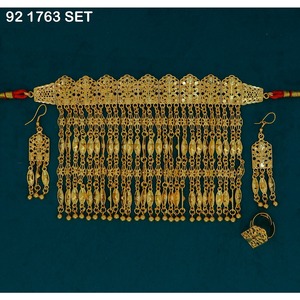 Collar Martasha Chapado en Oro, Nuevo Collar Khannaki Chapado en Oro de Moda Árabe, Elegante Collar Bohemio Chapado en Oro de Dubái - Product Image 2