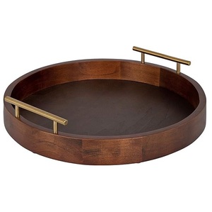 Bandeja de madera multiusos de moda, ideal para chocolates, nueces, postres y como decoración para la mesa central. - Product Image 3