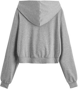 Ensemble survêtement deux pièces pour femme, avec capuche et pantalon de jogging, tenue de Sport, logo personnalisé, prix d'usine - Product Image 2