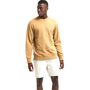 Premium Quality Men Sweatshirt Wholesale Custom Crewneck Pullover <b>Light</b> Weight Casual Wear Solid Color Sweatshirt - Product Image 1