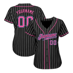 Customizable Unisex Baseball Jersey Soft Breathable Moisture Wicking Anti-bacterial <b>Mesh</b> Polyester Custom Design Shirt - Product Image 4