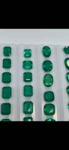 พลอยมรกตธรรมชาติจากแซมเบีย รูปทรงผสม คุณภาพดี พลอยเม็ดเดี่ยวสำหรับทำเครื่องประดับ - Product Image 3