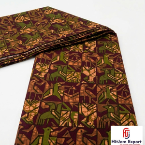 ผ้าพิมพ์ลายแอฟริกันและผ้าแองการาคุณภาพพรีเมียม 100% ผ้าฝ้าย สำหรับแฟชั่นสตรีและงานฝีมือ จัดส่งจากมาลาวี ส่งออก - Product Image 1