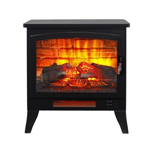 Caminetto Elettrico Moderno da 21 Pollici, Stufa Riscaldante Autoportante con Design 3D LED su Tre Lati, Telecomando, Ritiro Non Supportato - Product Image 6