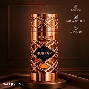AdilQadri Hurram Aceite de Perfume en Roll-On de 10 ml, Sin Alcohol, Aroma Amaderado para Hombre - Product Image 3