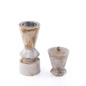 Art Empire Exports - Quemador de Incienso Árabe de Resina Beige de Lujo, Opción de Logotipo Personalizado, Uso Religioso, Decoración Natural para el Hogar con Fragancia - Product Image 1