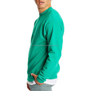 Venta al por mayor de alta calidad pulóver sudaderas de cuello redondo de algodón personalizado Heavuweight Sudadera de cuello redondo para los hombres sudaderas con capucha - Product Image 5
