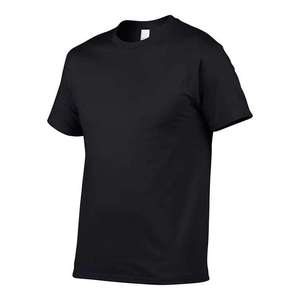 Camiseta Casual de Punto para Hombre, Cuello Redondo, Manga Corta, Corte Regular, Color Gris Sólido - Product Image 6