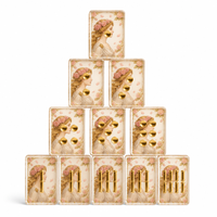 Jeu de tuiles de mahjong en résine époxy cristalline personnalisées, faites à la main, non toxiques, durables, écologiques, résistantes à l'eau, portables, tuiles de luxe Gohst
