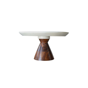 Wedding Wood And <b>Marble</b> <b>Cake</b> Pastry <b>Stand</b> for Baking Custom Manufacturer Hand Painted White <b>Marble</b> <b>Cake</b> <b>Stand</b> - Product Image 4