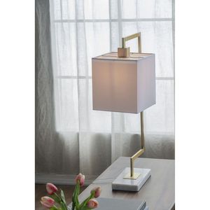 Lampada da tavolo in metallo 9x14,3x25,2 pollici - Product Image 6