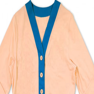 <b>Long</b> Sleeves College University Knitted <b>Cardigan</b> Sweater - Product Image 6