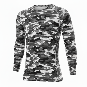 Camiseta Térmica Rash Guard de Alta Calidad con Tela Personalizada para Hombre, Manga Larga para BJJ, Precio al por Mayor, Servicio OEM - Product Image 5