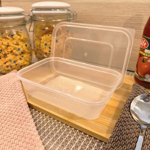 ภาชนะ PP ทรงสี่เหลี่ยมขนาด 500 มล. ฝาปิดป้องกันการรั่วซึม เป็นมิตรกับสิ่งแวดล้อม ใช้ซ้ำได้ ย่อยสลายได้ เหมาะสำหรับอาหารแบบกลับบ้าน คุณภาพพรีเมียม ดีไซน์หนาพิเศษ - Product Image 3