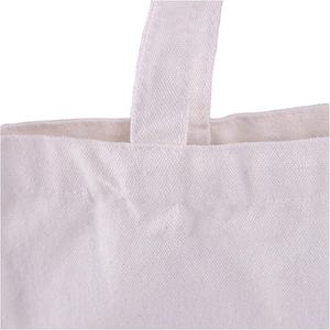 Sacs à provisions en toile de coton réutilisables biodégradables organiques Conception de poignée de bande à la mode avec impression personnalisée - Product Image 2