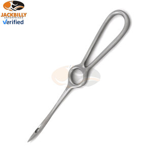 เข็มเย็บผ่าตัดสัตว์ยี่ห้อ Veterinary Buhner ทำจากสแตนเลส ความยาวรวม 8 นิ้ว อุปกรณ์ผ่าตัดสำหรับสัตว์ขนาดใหญ่ - Product Image 5