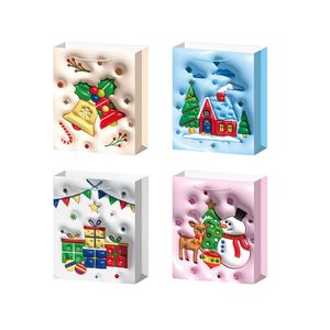 Essenziali per Feste Natalizie: 12 Sacchetti Regalo in Cartoncino Bianco Premium 18x8.5x24cm per Occasioni Festive - Product Image 1