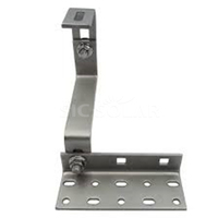Système de fixation de toit en acier inoxydable SUS430 solaire, réglable 3 fois, pour tuiles