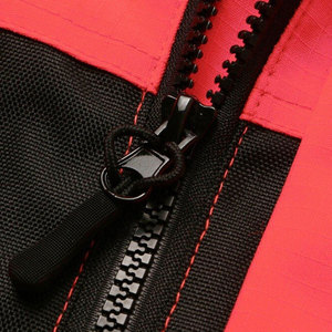 Econex Sports Unisex High Visibility Reflective Safety <b>Jacket</b> CE/EU Certified Polyester Orange Navy Blue <b>Silver</b> Stripes Workwear - Product Image 5