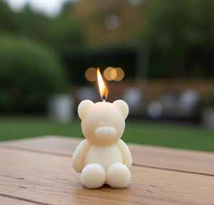 Vela de Oso de Peluche de Cera de Soja de Color Personalizado, Aroma de Lujo, Hecha a Mano, Larga Duración, Etiqueta Personalizada, Regalo de Cumpleaños, Caja Personalizada - Product Image 1