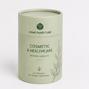 Recyclable Cardboard Tube Gift Box Cosmetic Healthcare Product Packaging <b>Container</b> - Product Image 4