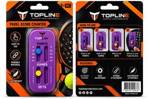 เครื่องนับคะแนนแพเดิล TOPLINE สำหรับเกมส์ต่างๆ แบบพกพา ทำจากพลาสติก ใช้สำหรับติดตามคะแนนการแข่งขันเทนนิส - Product Image 5
