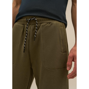 <span class=keywords><strong>Pantaloni</strong></span> da Jogging da Uomo Grigio Chiaro Casual Eco-Friendly 100% Cotone a Vita Media <span class=keywords><strong>con</strong></span> Coulisse Elastica e Gamba Dritta per Uso Quotidiano - Product Image 6