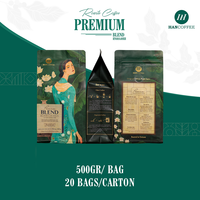 CAFÉ EN GRANO TOSTADO 100% ARÁBICA Y ROBUSTA PREMIUM DE VIETNAM - VENTA AL POR MAYOR EN BULK DE 25 KG AL MEJOR PRECIO