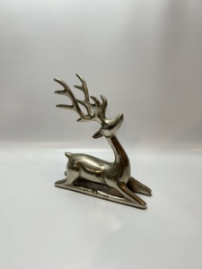 Estatua de Elefante de Metal Plateado, Figura de Animal con Tronco Levantado, Feng Shui, Buena Suerte, Decoración para el Hogar, Adorno para Escritorio o Mesa - Product Image 6