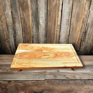 Meilleure vente de planche à découper en bois rectangulaire écologique personnalisée et attrayante en plastique motif de rainure de jus ustensiles de cuisine - Product Image 5