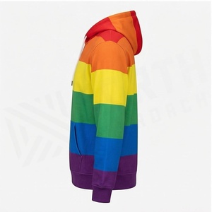 Sudadera con Capucha Rainbow de North Approach para Hombre, Sudadera Informal con Capucha, Bolsillo Delantero, Impresión Digital, Corte Regular, Ropa de Invierno, 100% Algodón - Product Image 3