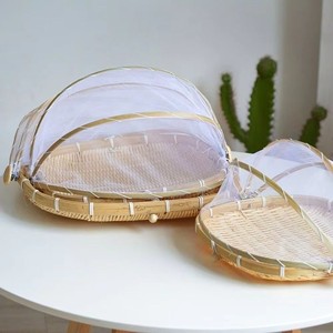 Natural Woven <b>Bamboo</b> Winnowing Basket Handmade <b>Bamboo</b> Tray For Wall Decor Wholesale Bulk Supplier - Product Image 4