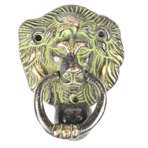 Battant de porte en laiton motif oiseau, poignée de porte vintage, quincaillerie de porte d'entrée antique - Product Image 6