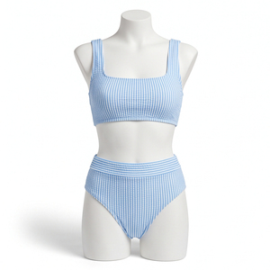 Maillot de bain une pièce personnalisé à bretelles croisées pour femme, idéal pour l'entraînement sportif et le fitness, haute élasticité, vente en gros - Product Image 1
