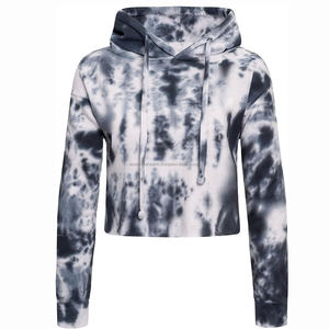 Sweat à capuche pour femmes Pull Hot Selling 100% Cotton Crop Top Hoodie avec quantité minimale de commande bas - Product Image 4