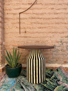 Table basse ronde moderne faite à la main avec incrustation d'os meubles indiens de haute qualité pour salon et salle à manger prix raisonnable - Product Image 2