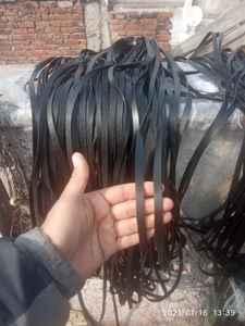 Cuerdas Trenzadas de Cuero Genuino Hechas a Mano de 5mm, Cuerda Tejida con Acabado Encerado Ecológico, Suministros para Fabricación de Joyería DIY, para Bolsos, Zapatos y Manualidades - Product Image 5