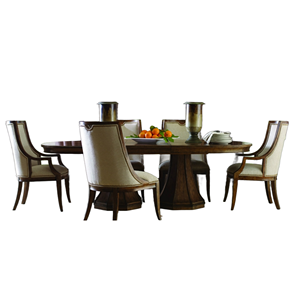 Ensemble de table et chaises de salle à manger de style européen moderne, en teck massif, matériau écologique, design personnalisé acceptable, vente en gros - Product Image 1