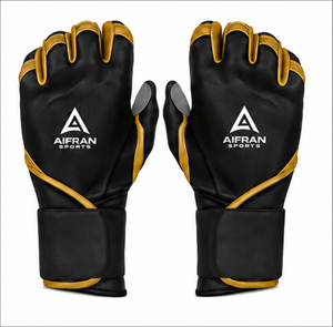 Gants de frappe en cuir AIFRAN, blancs et bleus, rembourrés, fermeture à boucle, unisexe, pour adultes, entraînement confortable, tailles XL-XXL - Product Image 3