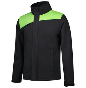 Solid Stand Collar Blank Formal Autumn Woolen Retro Track Jacket Unisex Custom Embroidery Pullover Softshell OEM Service - Product Image 2