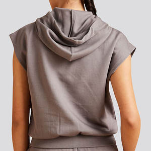 Sudadera sin Mangas para Mujer, Estilo Deportivo, Tela Suave y Ligera, Moda Urbana, Top para Gimnasio - Product Image 5