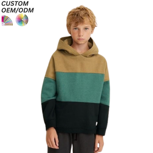 Custom Print Knitted Anti-Shrink Kids Hoodies Long Sleeve High Quality Toddler Boy Clothes Casual Sweatshirt Boys Factory - Product Image 4