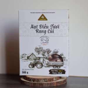 Emballage de boîte cadeau en papier de qualité supérieure - Noix de cajou grillées non décortiquées de marque Vietnam Direct, origine Vietnam, W240 en 500g, directement de l'usine - Product Image 1