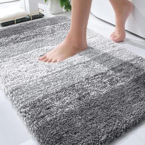 Hot Selling 17"x24" Microfiber Bath <b>Mat</b> Super <b>Absorbent</b> Non-Slip Floor Thick Plush Shaggy Tufted Bathroom Rug Washable Hotel - Product Image 1