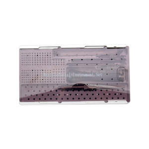 Placa de trauma maxilofacial microrecta para implantes, 0.6mm de grosor, con tornillos de 1.5mm para mini placa ósea de cráneo - Product Image 2