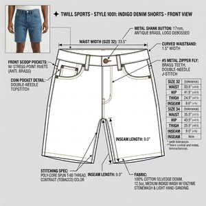 OEM Service Wholesale Custom Made Men's Nonwoven <b>High</b> <b>Waist</b> <b>Jeans</b> <b>Shorts</b> 100% Cotton Solid Casual Quick Dry Eco-Friendly - Product Image 4