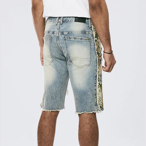 กางเกงยีนส์ขาสั้นผ้าเดนิมเนื้อแน่นแบบใหม่สำหรับผู้ชาย ปี 2026 ขายดี กางเกงยีนส์ขาสั้นผู้ชายสั่งทำพิเศษ 100% ผ้าเดนิม สำหรับฤดูร้อน - Product Image 2