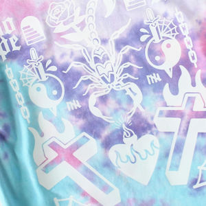 Camiseta Tie Dye 100% algodón disponible en todas las tallas para hombre, corte holgado, unisex, personalizada, de verano, con cuello redondo, unisex, para hombre. - Product Image 4