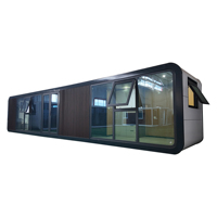 Maison modulaire en conteneur 3 chambres, 2 salles de bain, 1 cuisine, modèle Vu115, maison capsule Apple